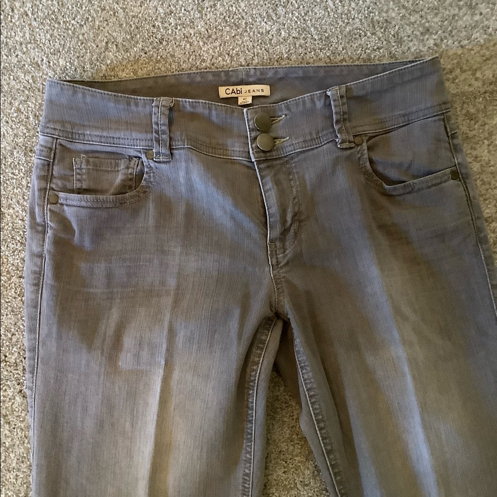 Cabi Grey Straight Leg Jeans